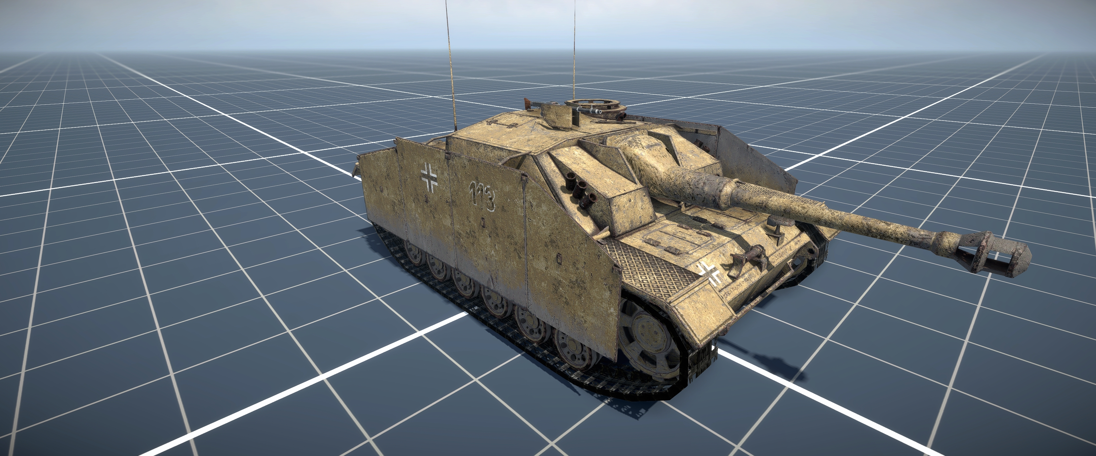 LW Variant with remote roof MG and coaxial MG
